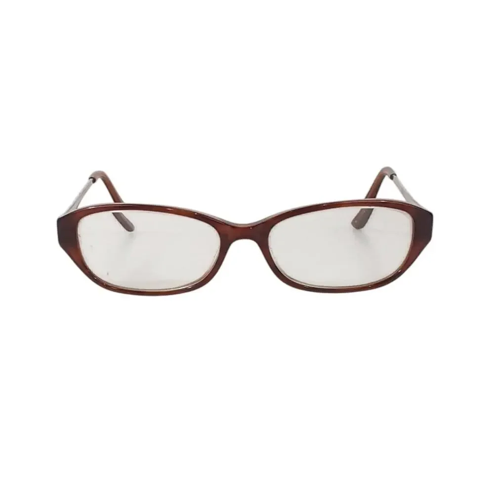 Tura R401 Eyeglass Frames ONLY Oval Purple Brown Metallic Y2K Twee